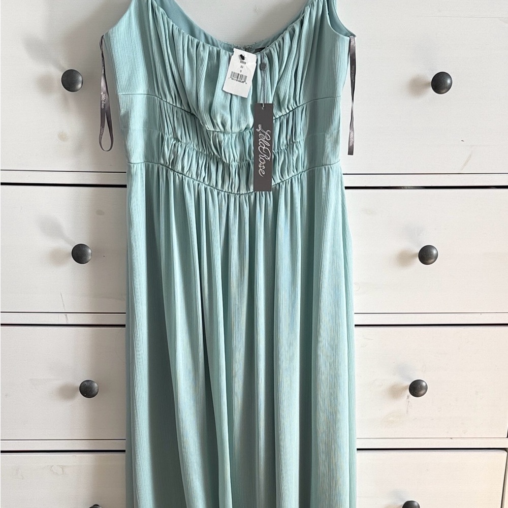 Lela Rose Elegant Light Blue Dress